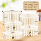 8 Pcs Buffet Risers, Table Food Risers Foldable Cake Display Stands - Image 4