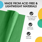 Party Solids Emerald Green Tissue Paper for Gift Bags 20" X 30" 480 Sheets - Image 3