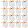 LALAFINA White Treat Box 50 Sets Paper with Ribbon for Xmas Weddings by LALAFINA