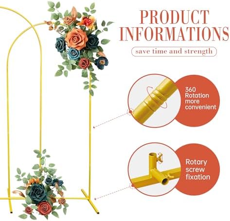 6FT Metal Arch Backdrop Stand - Image 3