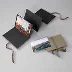 Semikolon 370022 Leporello Grande A5 15 x 21 cm - 14 Photos 13 x 18 cm - Accordion Photo Book - Fango Beige - Image 2