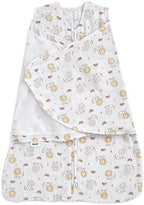 HALO 100% Cotton Sleepsack Swaddle, 3-Way Adjustable Wearable Blanket, TOG 1.5, Lions, Small, 3-6 Months by HALO
