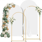 2 Pack Arch Backdrop Stand and Cover Set(7.2FT/6FT) Balloon Arch Stand by Unknown