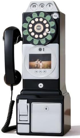 RetroVox Video & Audio Guest Book Wedding Phone Guestbook Creative Easy to Use & Fun Engagements Anniversaries Baby Showers Graduation (B Balck) by ChooseaFunAudioGuestbookforYourEvent