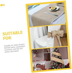 Beige Jute Cloth Ribbon Roll for Crafts Xmas Halloween Season - Image 3