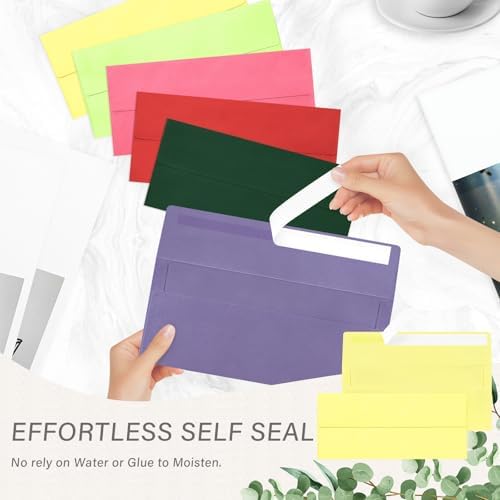 200 Pack #10 Yellow Envelopes Letter Size Self Seal Business Envelopes - Image 5