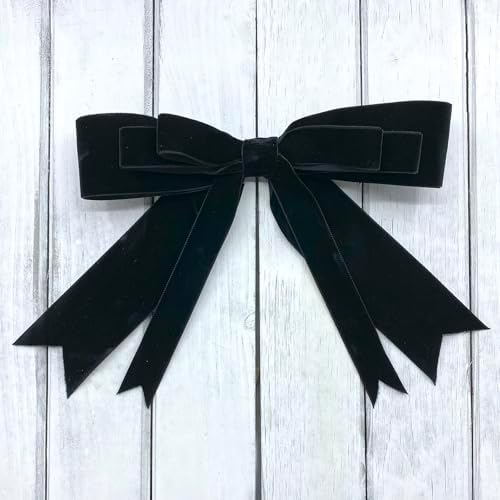 Morex Ribbon 01250/10-725 Nylvalour Swiss Velvet Nylon Ribbon, 2-Inch by 11-Yard, Black - Image 3