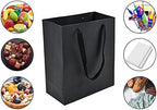 HUAPRINT Black Medium Gift Bags with Handles, 30 Pack, 10x4.5x11 IN - Image 4