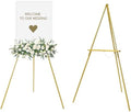 MEEDEN Wooden Easel Stand for Display: Gold Wood Tripod for Poster Board by MEEDEN