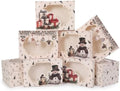 Ctosree 12 Pack Large Christmas Cookie Boxes 15 x 10 x 2.8 Inch, Warm by Ctosree