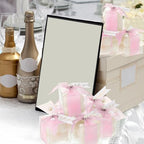 Nuanchu 30 Sets Bridal Shower Favors Pink 1.6" Mini Bubble Candles - Image 6