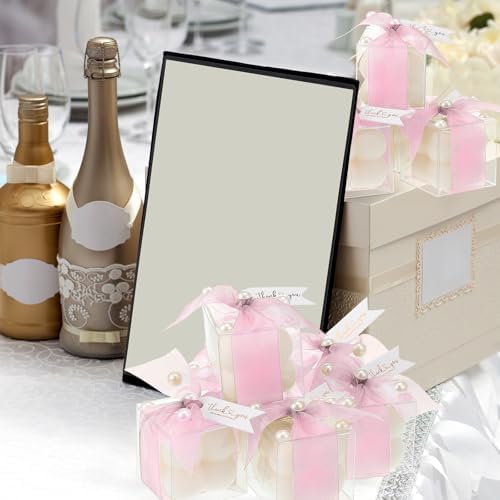 Nuanchu 30 Sets Bridal Shower Favors Pink 1.6" Mini Bubble Candles - Image 6