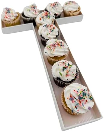 12" or Large 16" Reusable Durable Plastic Charcuterie Fillable Number Boxes Letter Boxes for Birthday Party Anniversary Charcuterie Tray (T - 16" Size) by CustomDesign