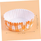 200Pcs round Paper Cupcake Wrappers, Heat Resistant Oil Proof Baking Cups - Image 2