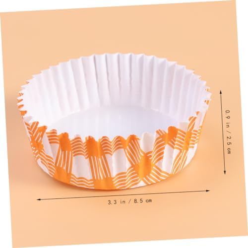 200Pcs round Paper Cupcake Wrappers, Heat Resistant Oil Proof Baking Cups - Image 2