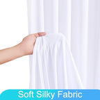 6 Panels White Backdrop Curtain for Parties Wedding Wrinkle Free 30ft x 10ft Backdrop Drapes for Baby Shower Gender Reveal Birthday Photo Photography Polyester Fabric Background Decoration - Image 6