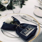 100PCS Clear Acrylic Rectangle Table Seating Cards for Wedding Party Decor - Image 2