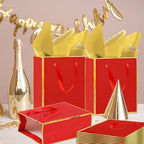 Epoesch 36 Pack Gift Bags with Handles & 36 Tissue Papers – 8x5x10 Inches - Image 5