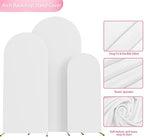 Wokceer Arch Backdrop Cover 6FT,5FT,4FT White Arch Covers Stretchy Backdrop - Image 4