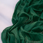 DeZerlor Emerald Green Cheesecloth Table Runners 4 Pack Christmas Runners - Image 3
