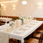 ejonirinjonir 180pcs Elegant White Plastic Plates for Wedding, Gold Trim - Image 5