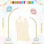 LED Balloon Arch Stand with Base 9.35FT/6FT Balloon Arch Frame for Party - Image 3