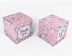 Paper Box - Mini Favor Box For Baby Shower 4x4x4 Inches Paper Gift Boxes, Candy Paper Box For Party Favors, Baby Shower Unicorn,Girl Theme- Pack Of 20 - Image 2