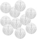 PATIKIL 10pcs 14" Honeycomb Balls Tissue Paper Pom Poms, Party Hanging Paper Honeycomb Balls Decoration for Birthday Wedding Home Backdrop Decor, White by PATIKIL