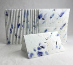 Of The Earth Handmade Paper - Wildflower Seed Paper Folding Table Card - Place/Name/Gift - 3.5" x 4" - Set of 96 (04s Purple Petal) - Image 3