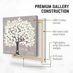 MuralMax Personalized Wedding Signing Tree Canvas Guest Book Wall Art - Image 6