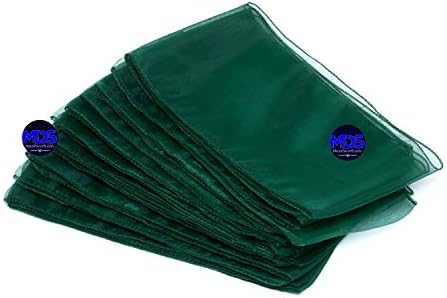 Pack of 100 Organza Chair Sashes for Wedding & Event Décor – Hunter Green - Image 5