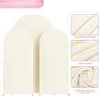 Wokceer Ivory Arch Backdrop Covers Stretchy Backdrop 7.2FT, 6FT, 6FT - Image 5