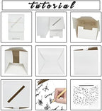 SietDESEO 10 Pcs White Card Box with Slot Money Gift Card Box Holder for Party Wedding Reception Birthday Graduation Bridal Shower Baby Shower Diaper Raffle Box - Image 5
