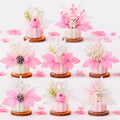 Amyhill 8 Pcs Fall Pink Pumpkin Baby Shower Table Centerpiece Decor, Bear by Amyhill