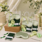 6 Set Summer Baby Shower Prizes for Game Winners, Green Handheld Fan Favor - Image 4