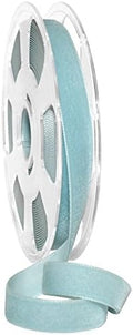 Morex Ribbon Nylvalour Velvet Ribbon, Nylon, 5/8 inch by 11 Yards, Hydrangea, Item 01215/10-625, 5/8" by 11 yd, by MorexRibbon