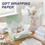 500 Sheets White Tissue Paper in 3 Sizes for Rosh Hashanah Gift Wrapping - Image 4