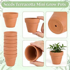 Fantasyon 24 Sets Baby Shower Party Favors Seed Packets for Guests – Include 24 Mini Terracotta Pots, 24 Self Adhesive Envelopes, Thank You Tags, Organza Bags, Garden Shovel - Image 4