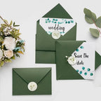100 Pcs Baby's Breath Adhesive Wax Seal Stickers White Dry Floral Backing Envelope Seals Perfect for Wedding Invitations,Bridal Shower Party - Image 6