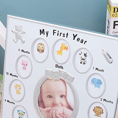 First Year Photo Frame, Newborn Picture Frame, My First Year Newborn Keepsake Frame 12 Months Photo Frame for Memories, Shower, New Mom - Image 6