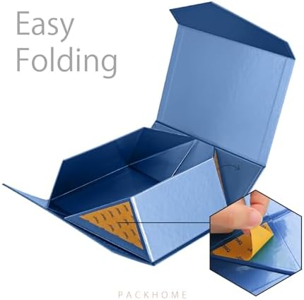 PACKHOME 6 Navy Blue Gift Boxes 9x6.5x3.8in with Magnetic Lids - Image 5