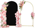7.2FT Wedding Arch Cover – Stretchy Spandex Fabric Backdrop for Arch Stand by SUKAIKEQA