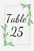 Unique Design Table Number Cards Double Sided Party Table Numbers for Reception Baby Shower Anniversary Birthday Bridal Party 4x6 Inch, 100, Green-2 by Unknown