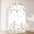 Little Wildflower on the Way Arch Backdrop Cover Baby Shower Party 6.6ft by Unknown