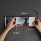 Kolo Noci Small 4x6 Photo Album, Holds 24 Photos, Ideal for Weddings and Baby Books, Lake - Image 3
