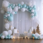 Wokceer White Backdrop Curtain Drapes for Parties, 3Pack 10x8FT - Image 5