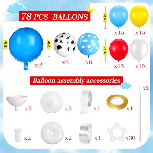 Hungdao 2 Set Toys Inspired Balloon Column Stand Kit Birthday Decorations - Image 2