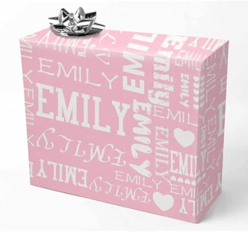 AOFUN Wrapping Paper Birthday Happy Anniversary Wrapping Paper Wrapping Paper Birthday Cute Birthday Wrapping Paper With Name Logo 5 Rolls 58" x 23" by Unknown