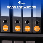 Perco Neon Orange Perforated Round Circle Dot Sticker 3-Inch Labels — 10 Rolls, 5,000 Stickers - Sale, Clearance & Limited-Time Offer Signage, High Visibility - Made in USA - Image 6