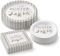 40 Guests Hunting Baby Shower Plates and Napkins Set, Little Hunter by Unknown
